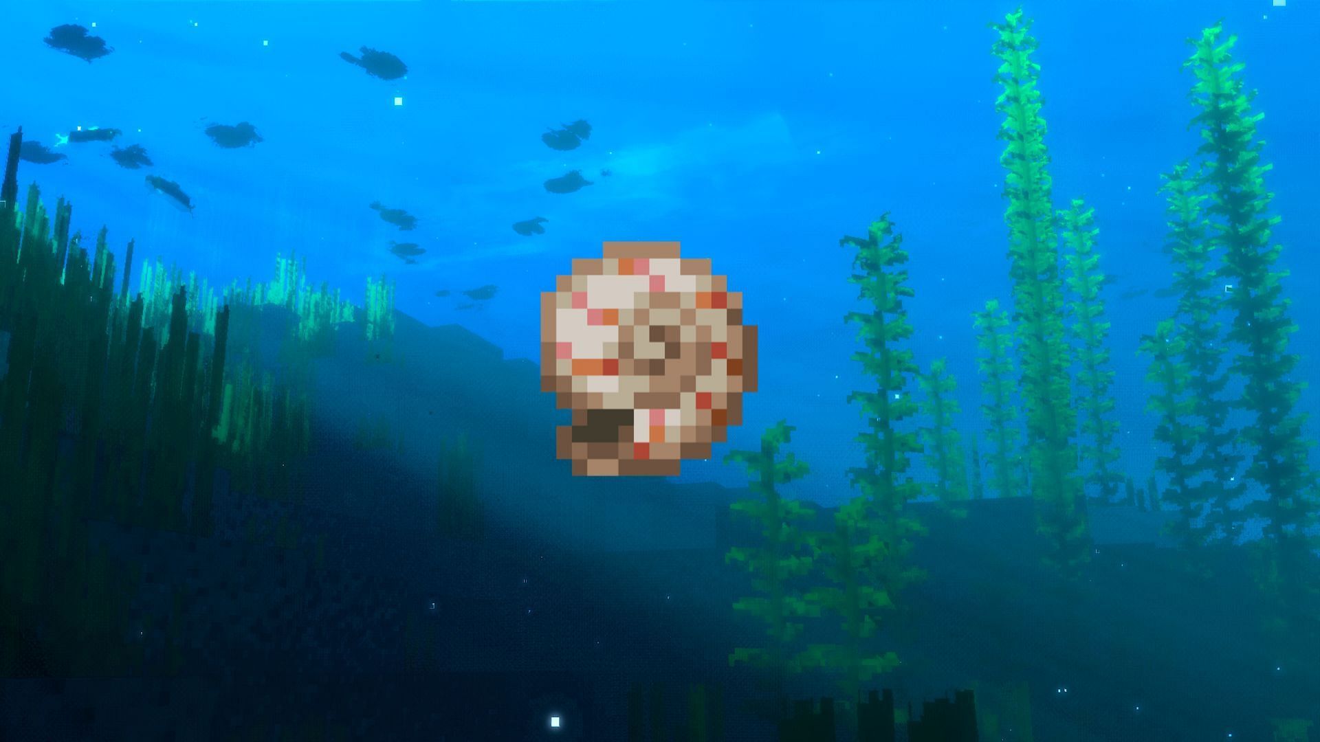 Minecraft nautilus shell (Image via Mojang)