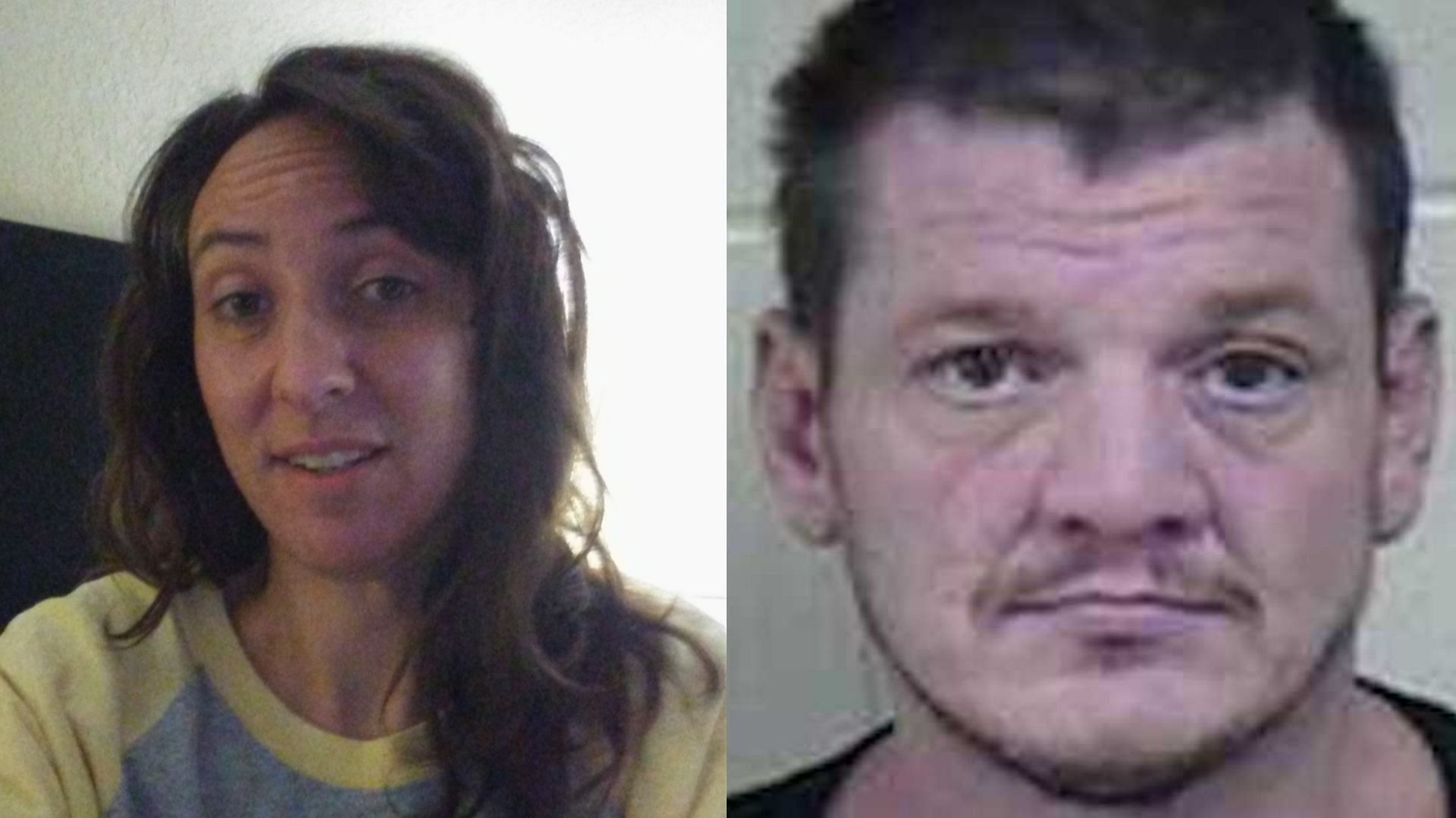 42-year-old Gene Birdsong (right) was sentenced to life for killing his 40-year-old wife Tabitha Birdsong (left). (Images via Facebook/Tabitha Birdsong and Jackson County Detention Center)