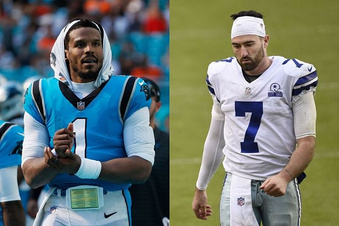 Cam Newton vs Ben DiNucci: Who is well-suited to be a backup QB in NFL?