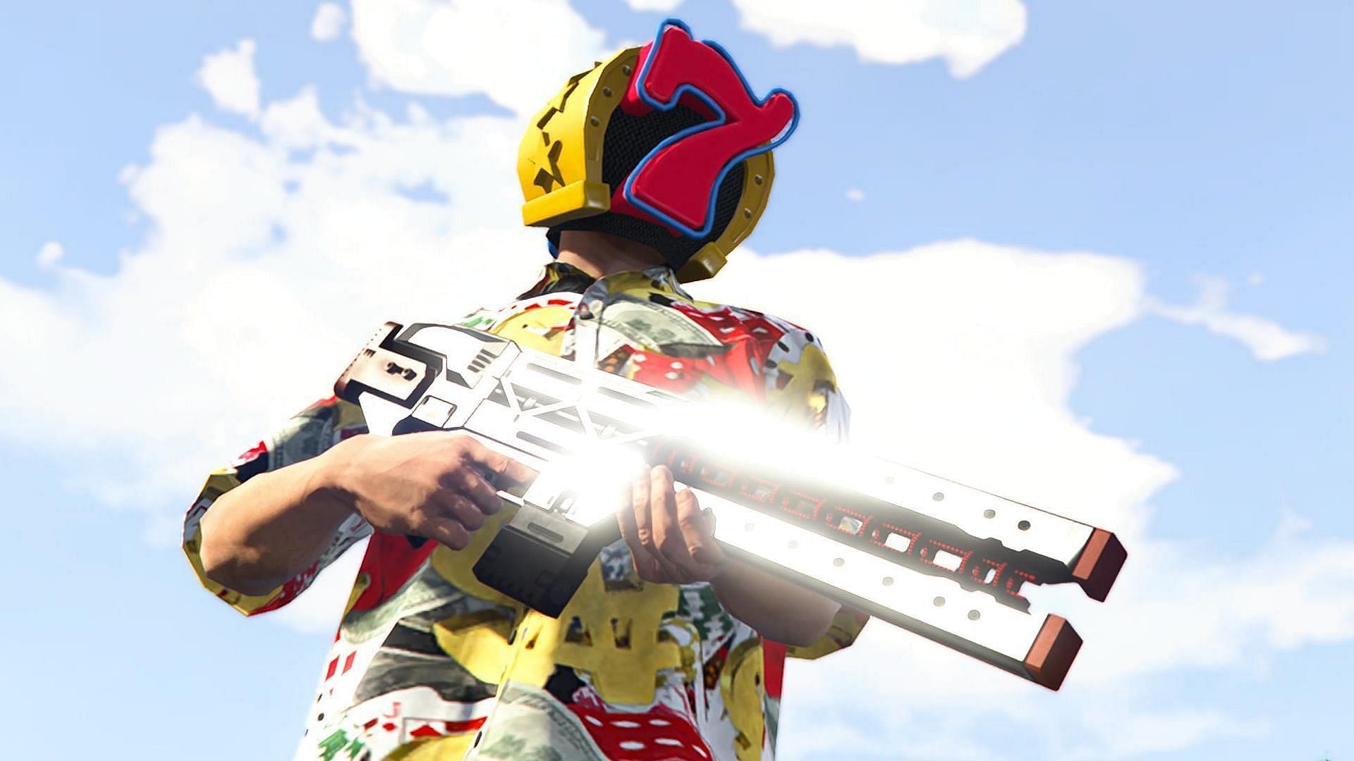 The best weapon introduced in Los Santos Drug Wars (Image via Rockstar Games)