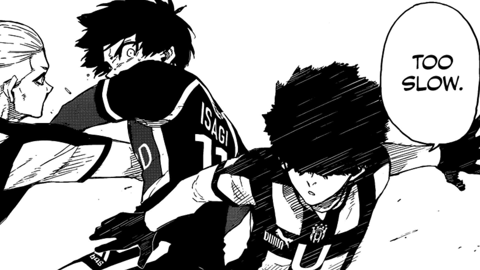 Isagi and Niko as seen in Blue Lock chapter 214 (Image via Kodansha)