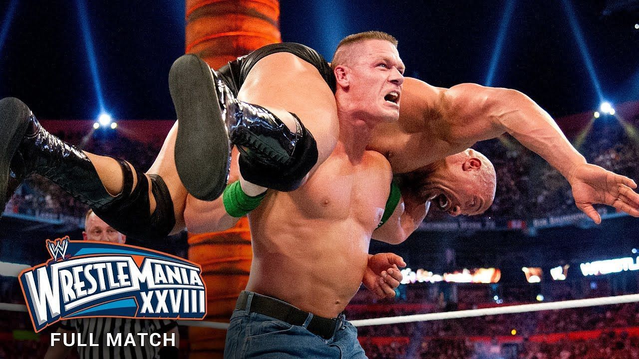The Rock and John Cena went to war at WrestleMania 28.