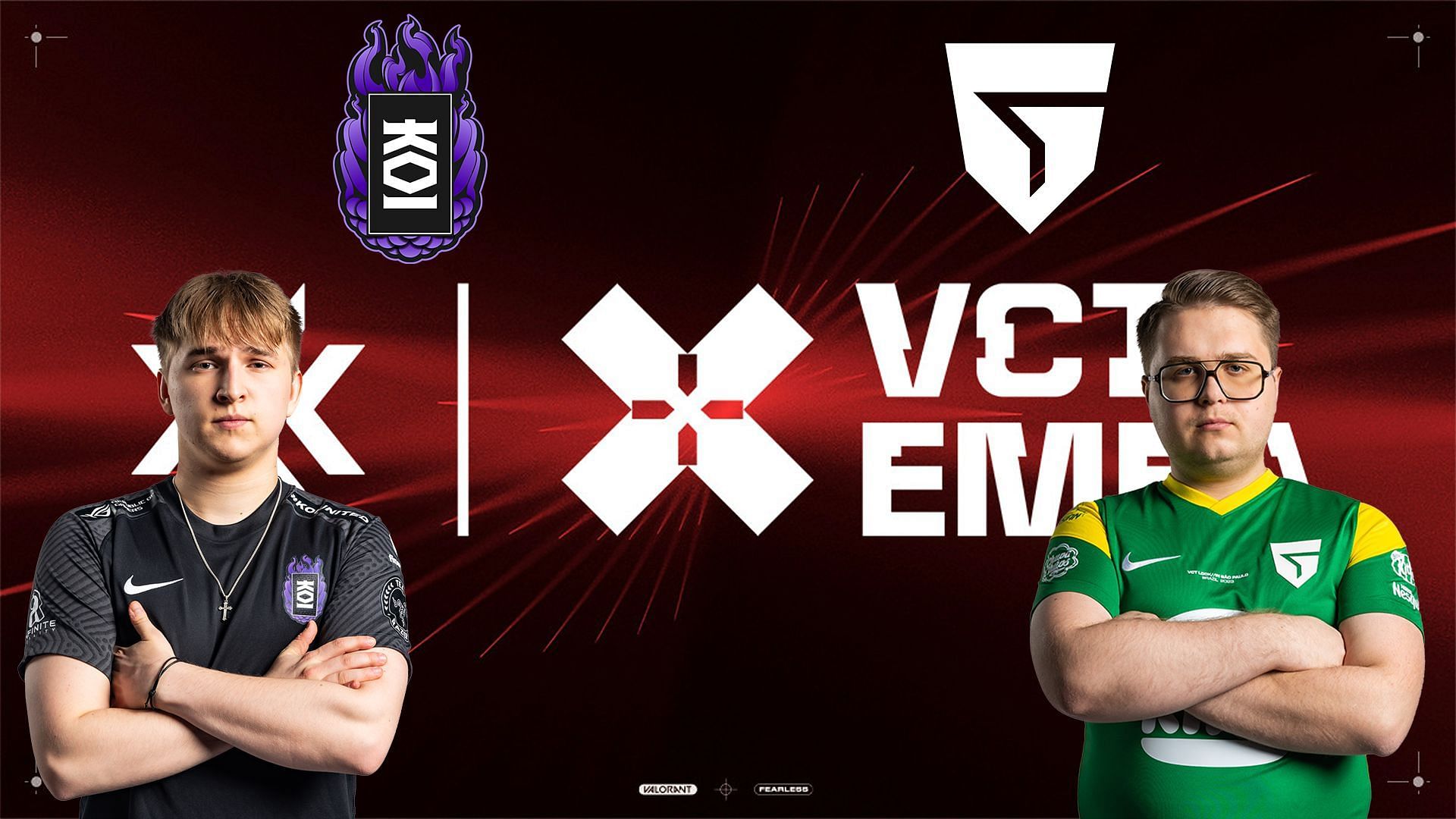 KOI vs Giants Gaming at VCT EMEA League 2023 (Image via Sportskeeda)