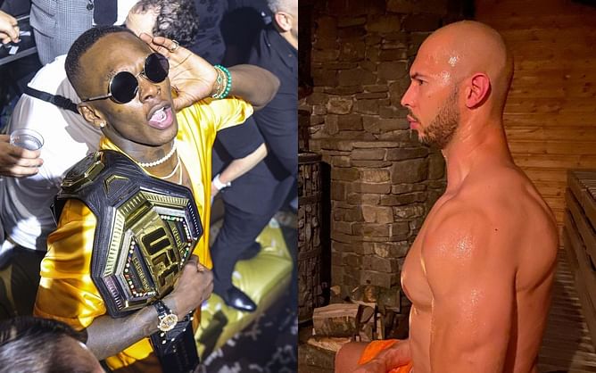 Israel Adesanya heaps praise on Andrew Tate for keeping men "accountable"