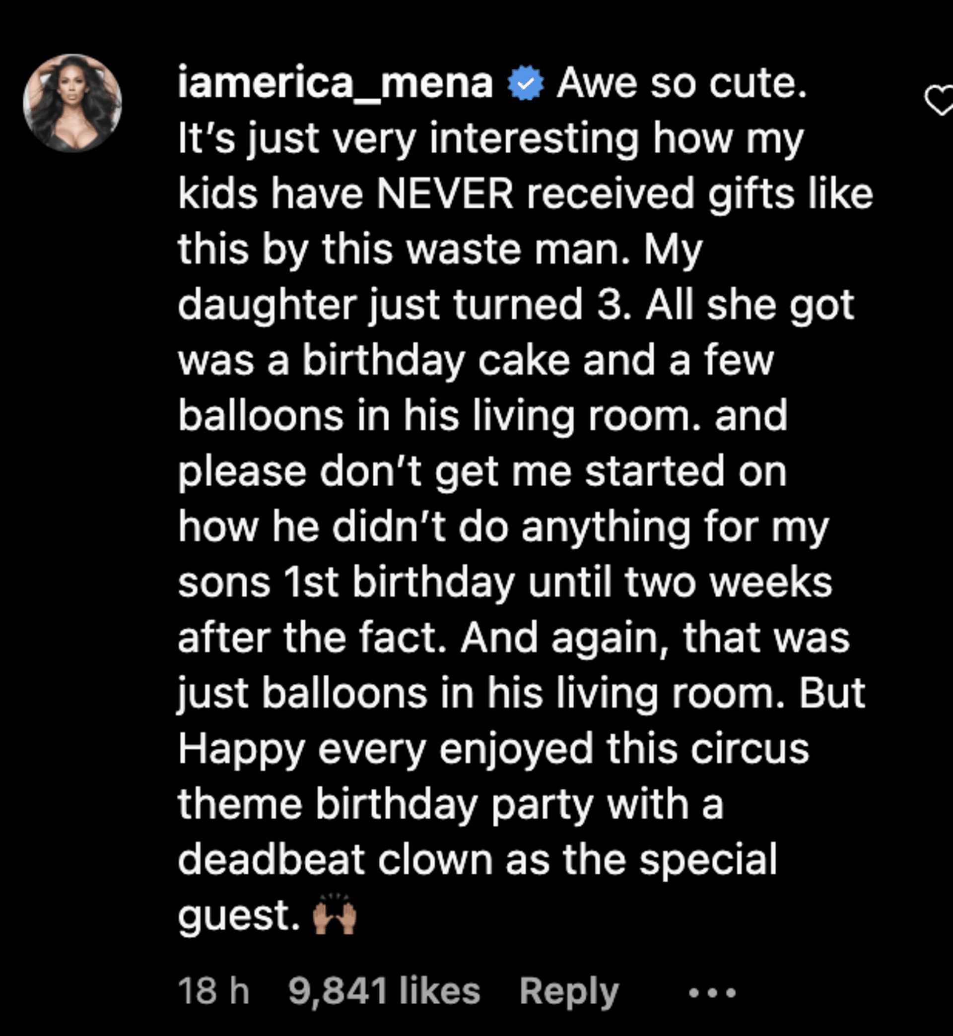 Erica slammed her ex, Safaree, after he gifted luxury watches to Amara&#039;s twins. (Image via Instagram)