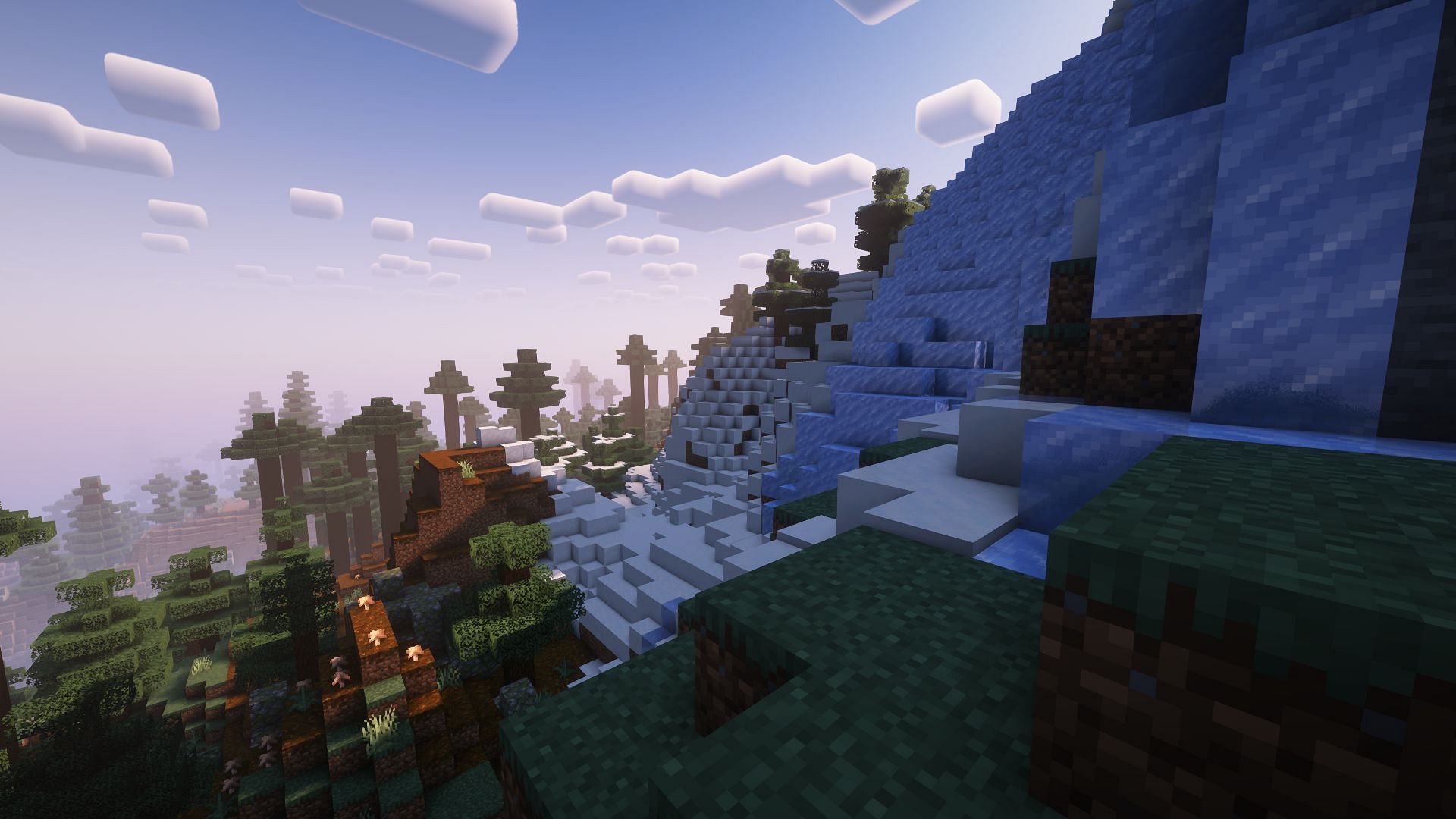 Rethinking Volex is a brand new shader pack, but it will soon be one of the best out for Minecraft (Image via Mojang)