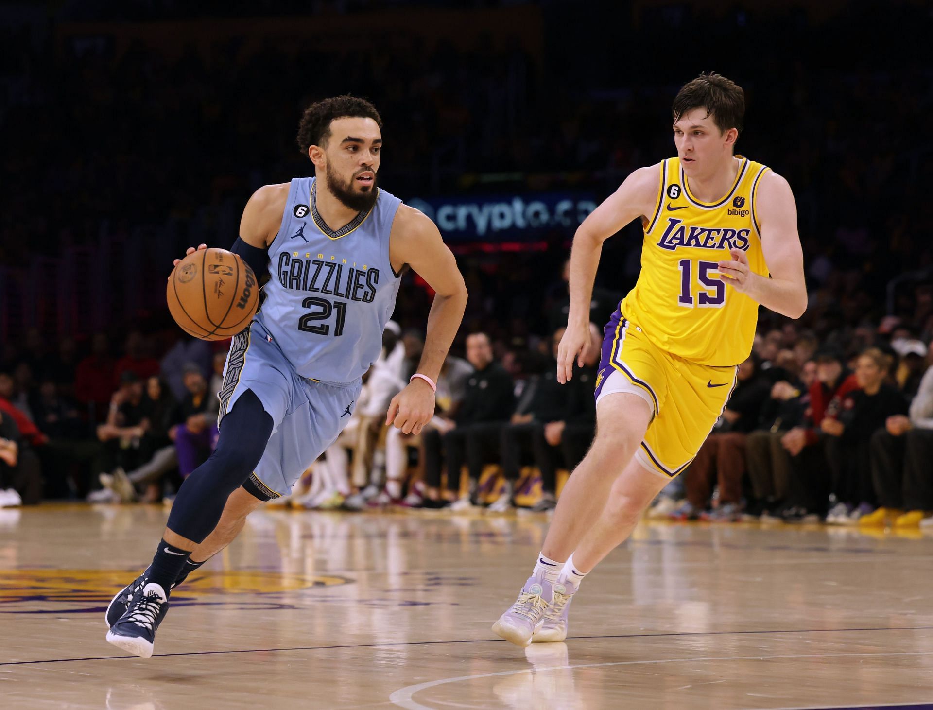 NBA ticket prices for the Lakers-Grizzlies matchup start at $82 (Image via Getty Images)