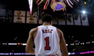 Derrick Rose with the Chicago Bulls