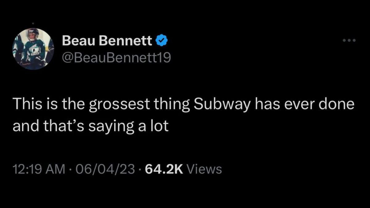 "Grossest thing Subway has ever done" Cadbury Creme Easter Sandwich