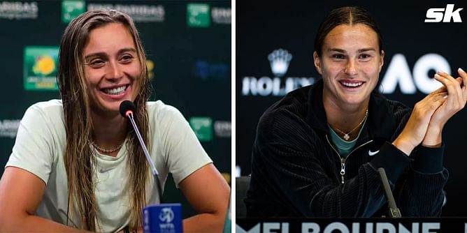 Aryna Sabalenka and Paula Badosa react hilariously on taking part in a fun guessing game