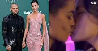 “Filling me with vitality again” – Dani Alves’ estranged wife shares snap of kiss with female friend after demanding divorce from ex-Barcelona star