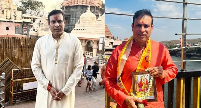 महाकाल के दरबार में पहुंचे वीवीएस लक्ष्मण, साझा की खास तस्वीरें
