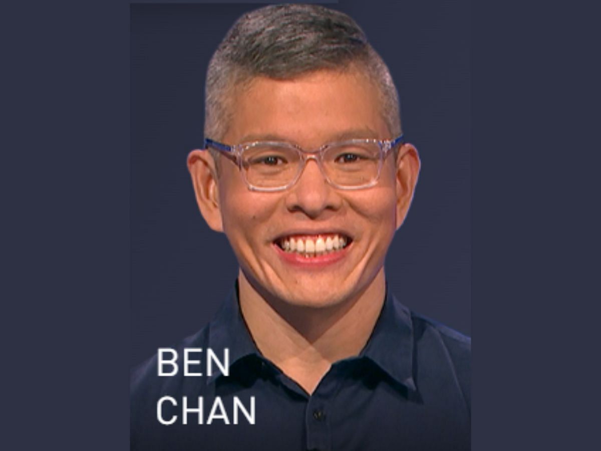 Ben Chan: Tonight&#039;s winner (Image via Jeopardy.com)