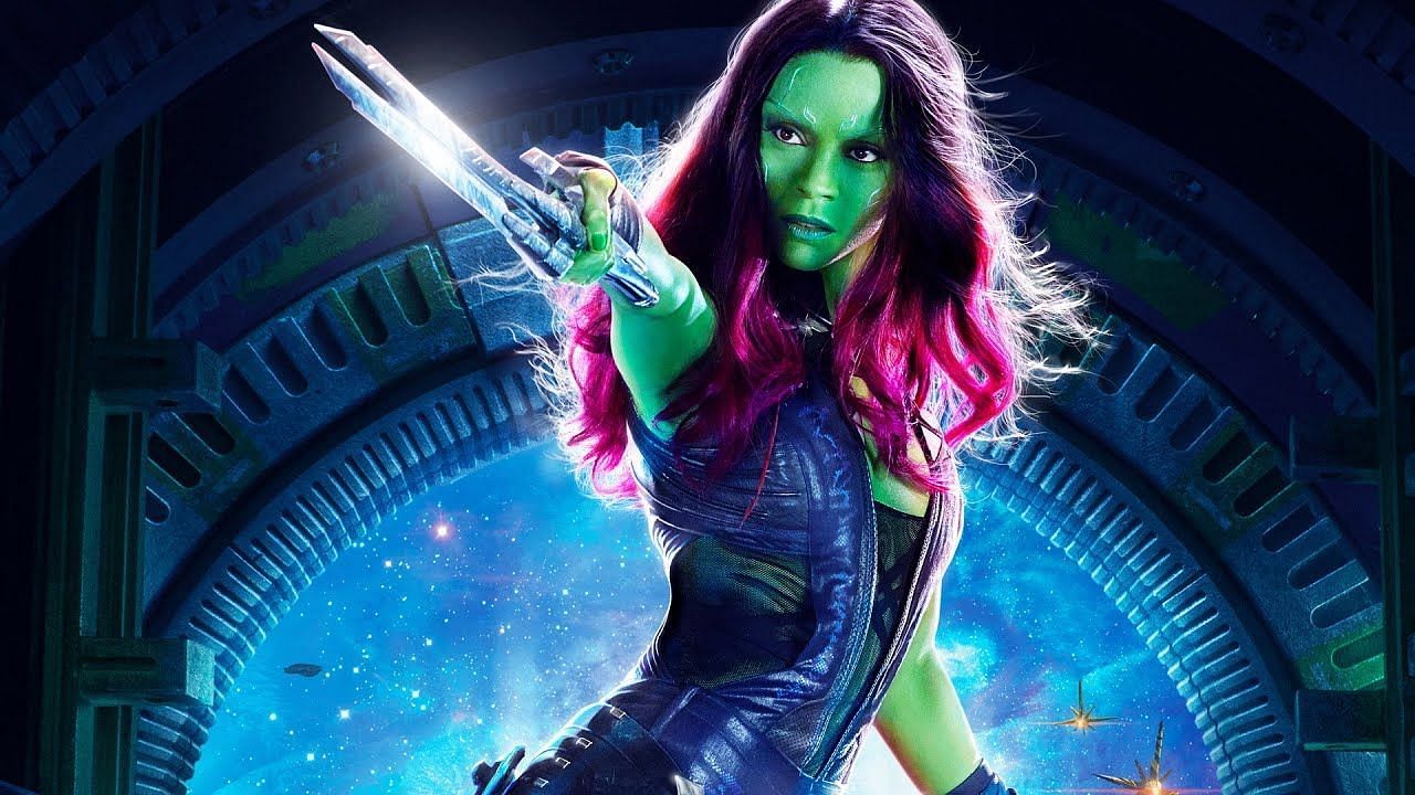 The deadliest woman in the galaxy: Gamora of the Guardians of the Galaxy (Image via Marvel Studios)