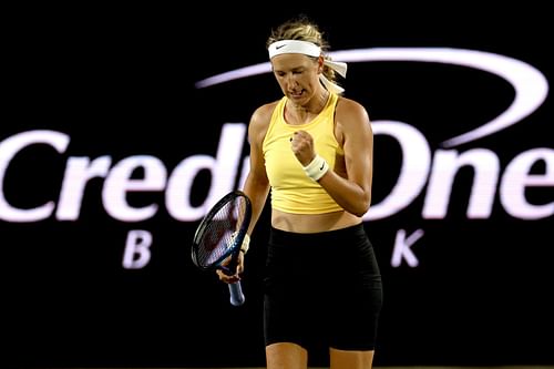 Victoria Azarenka at the 2023 Charleston Open.