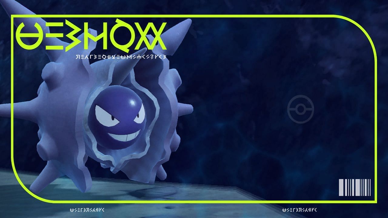 Cloyster's official Pokedex picture in Pokemon Scarlet and Violet (Image via The Pokemon Company)