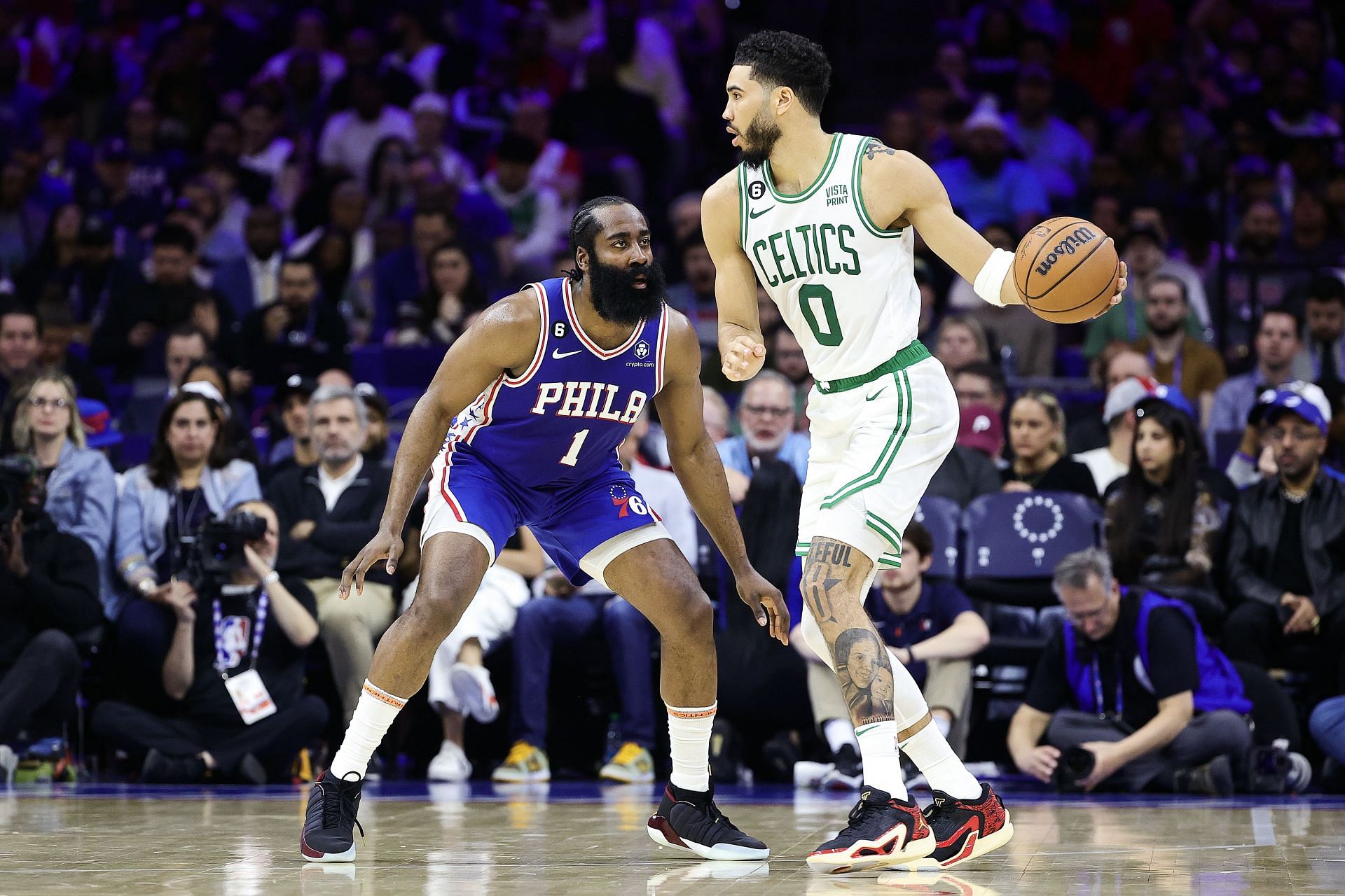 Harden&#039;s next game will be against the Boston Celtics (Image via Getty Images)