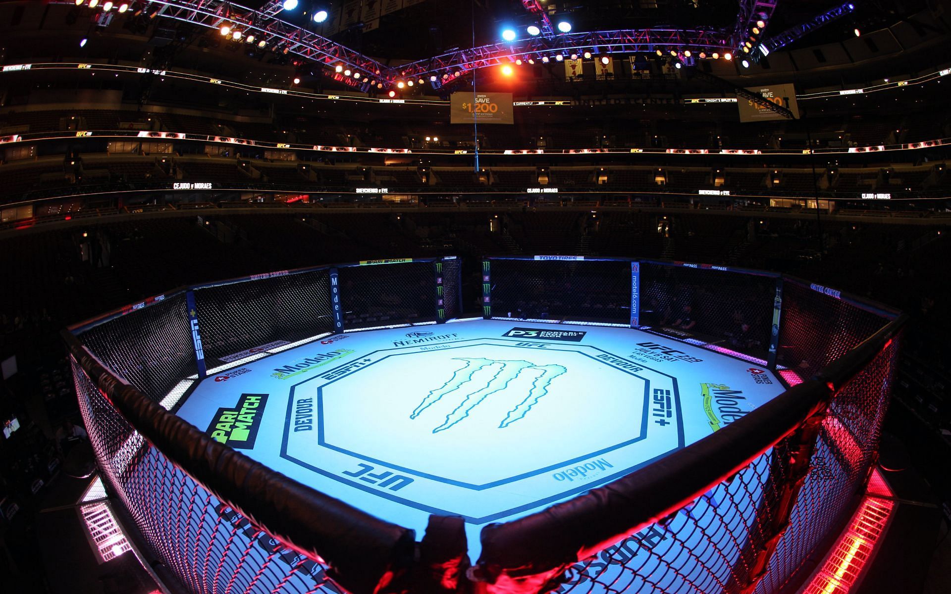 UFC Octagon [Image credits: Getty Images ]