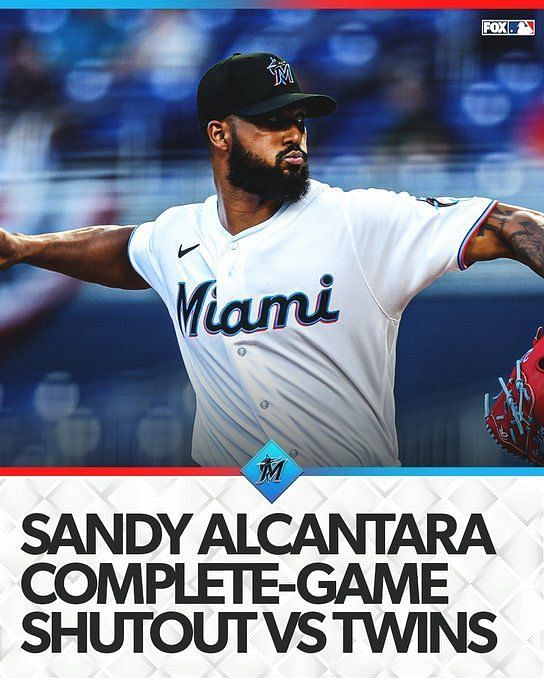 Miami Marlins on X: 🚨SANDY ALCANTARA COMPLETES THE SHUTOUT