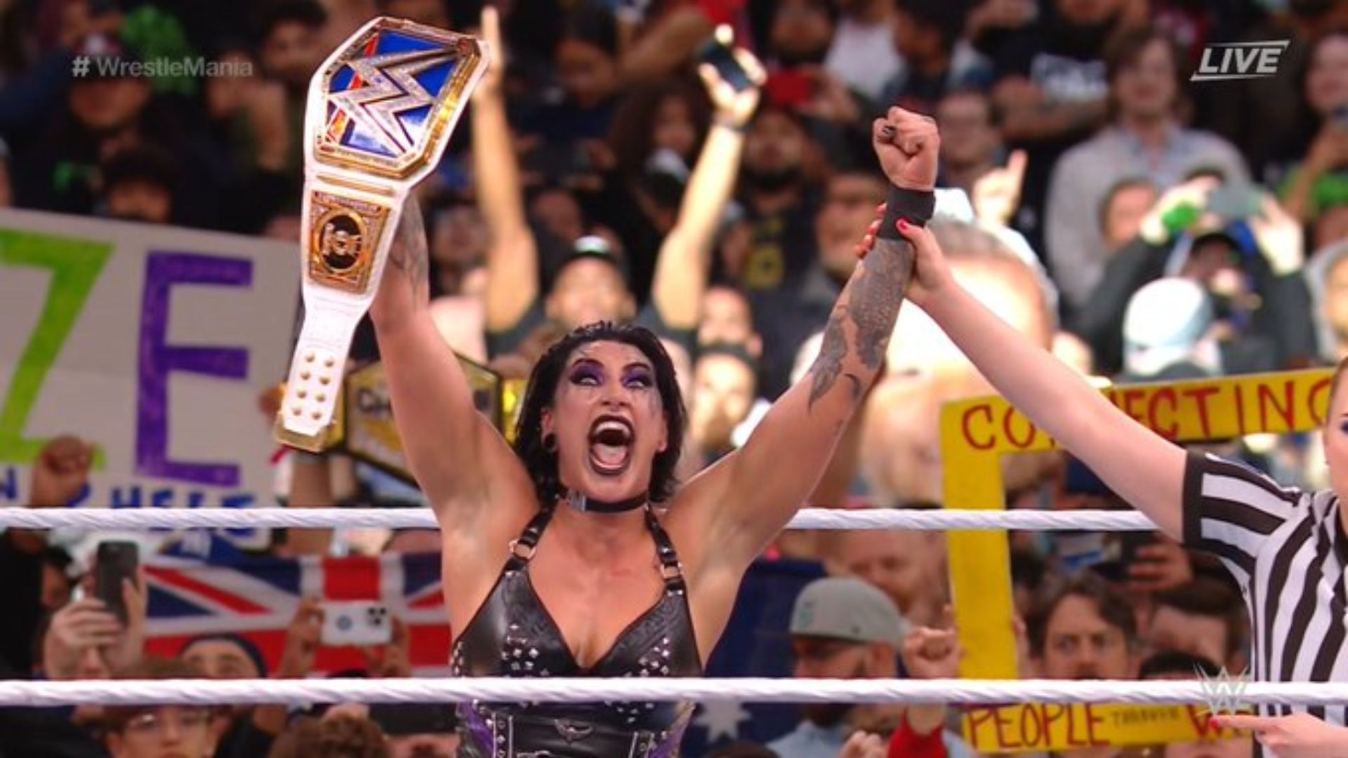 Ripley dethroned Charlotte Flair at WrestleMania 39