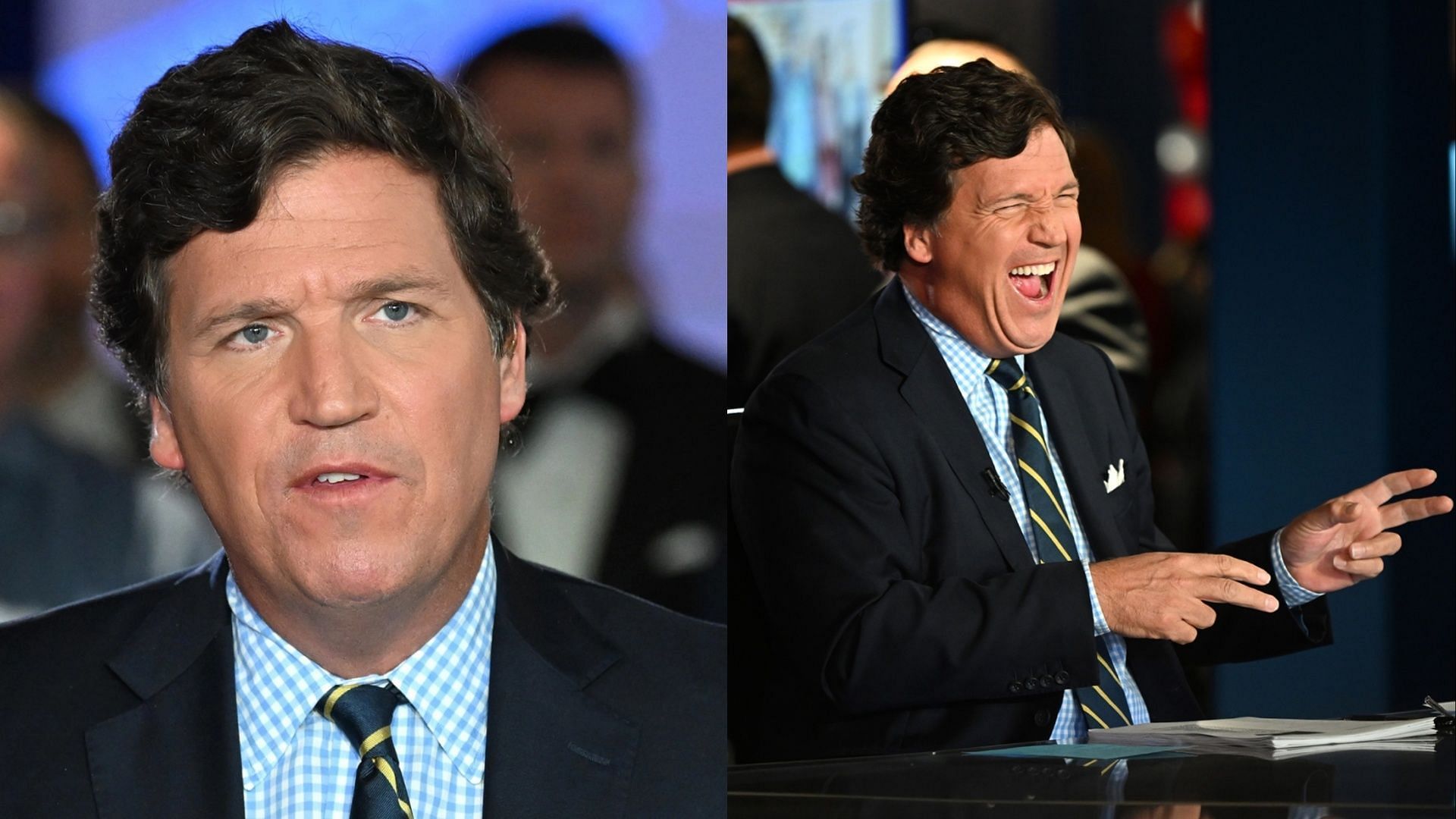 Edited CNN article headline about Tucker Carlson has been debunked. (Image via Getty Images)