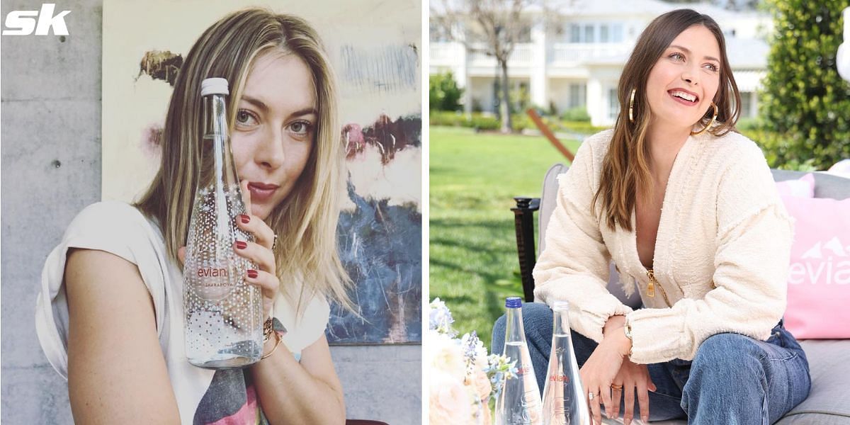 Maria Sharapova enjoys her time at &quot;dreamy&quot; Balmain x Evian pop-up