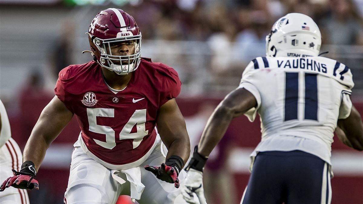 Alabama offensive tackle Tyler Steen