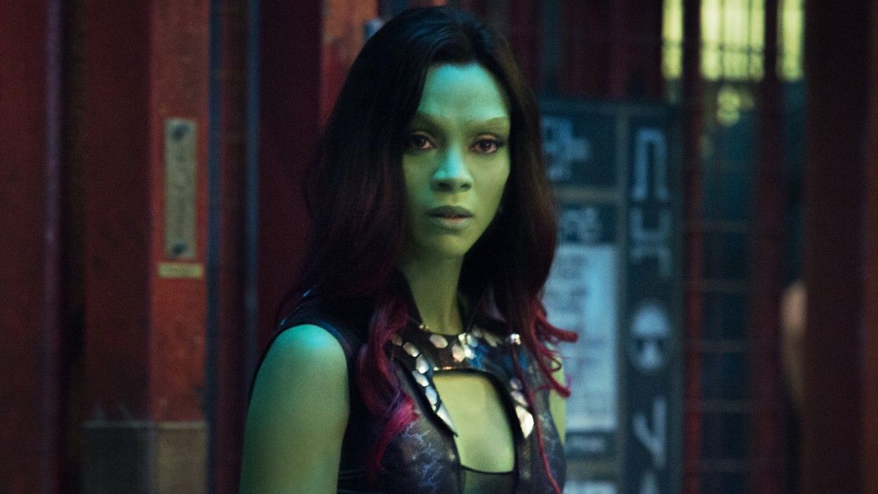 Zoe Salda&ntilde;a as Gamora (Image via Marvel)