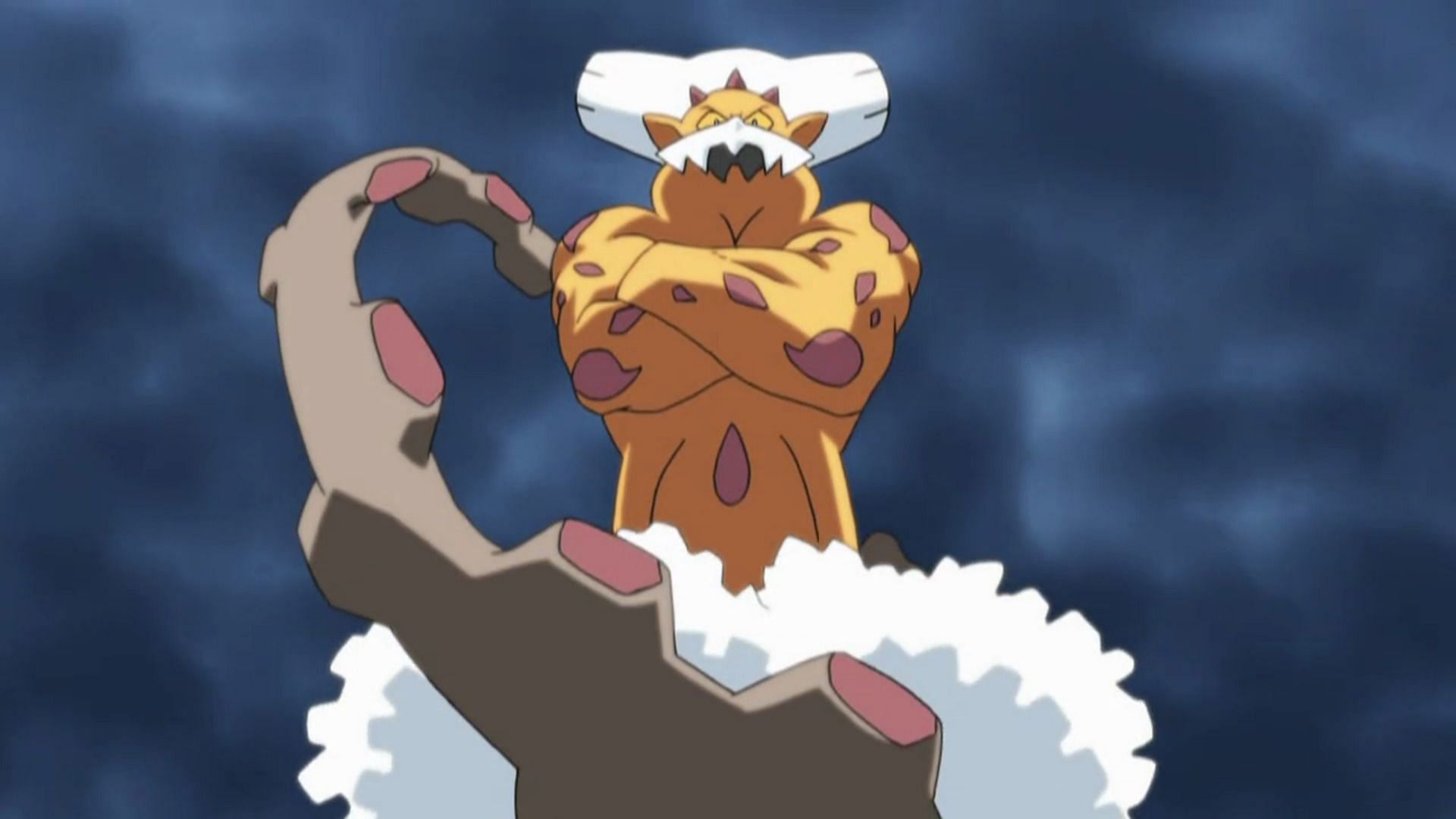Landorus as it appears in the anime (Image via The Pokemon Company)