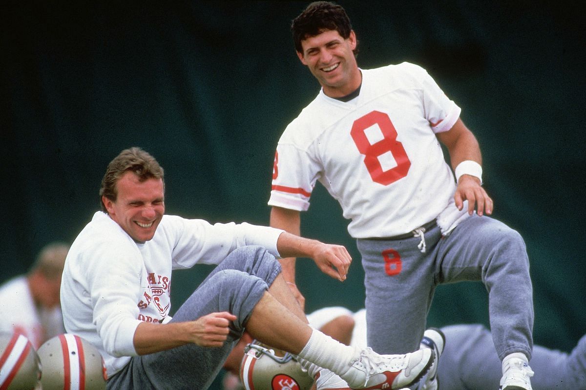 Joe Montana and Steve Young were embroiled in one of the NFL&#039;s best QB controversies