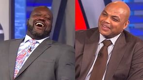 "Chuck just be taking up the whole d**n segment"- Shaquille O'Neal says he is never gonna win an Emmy as long as Charles Barkley is around NBA on TNT
