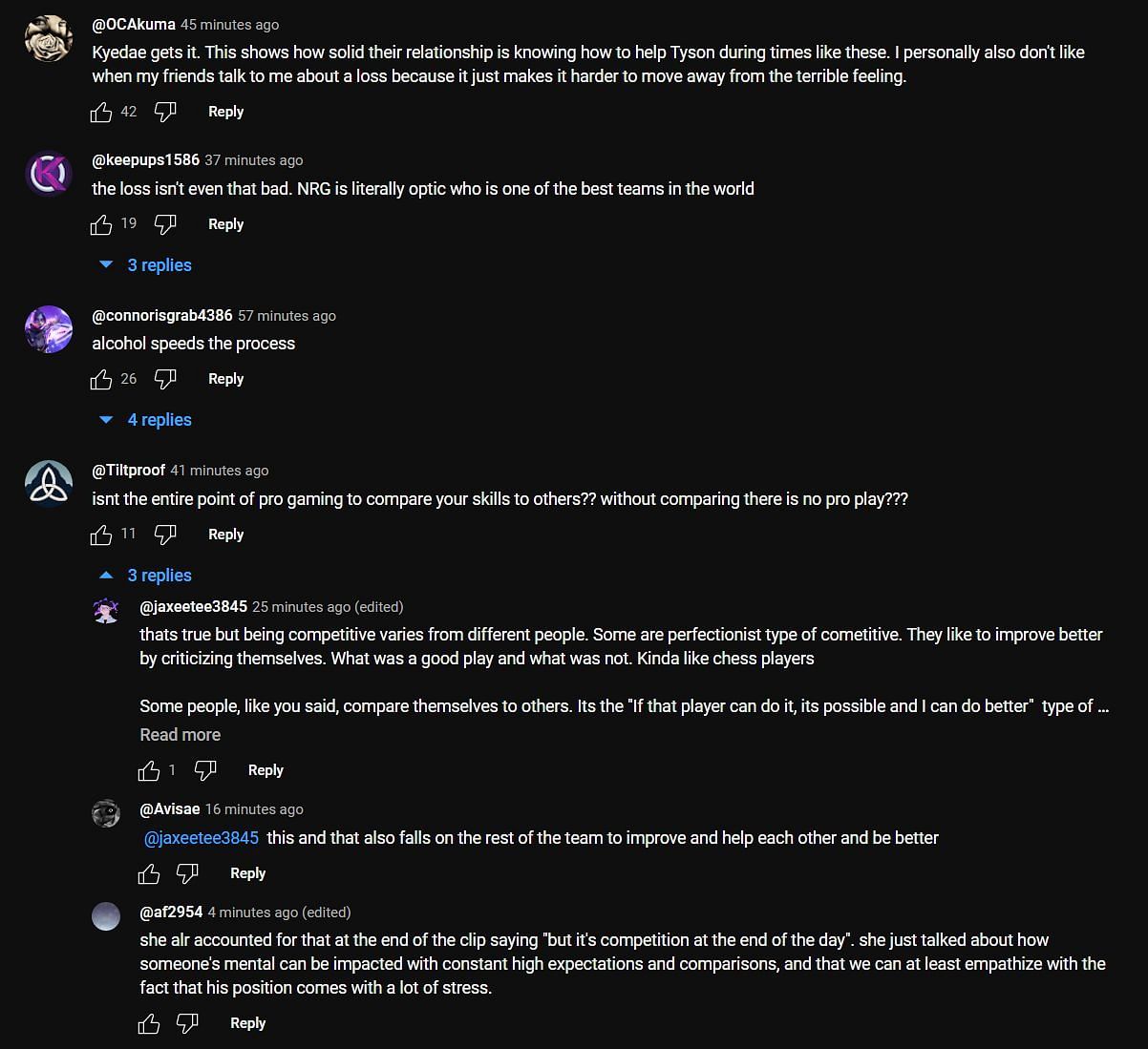Enter YouTube comments under the clip (Image via Jett Shorts/YouTube)