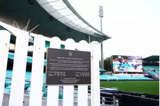 Tendulkar-Lara gates unveiled at SCG to celebrate Sachin Tendulkar's 50th birthday