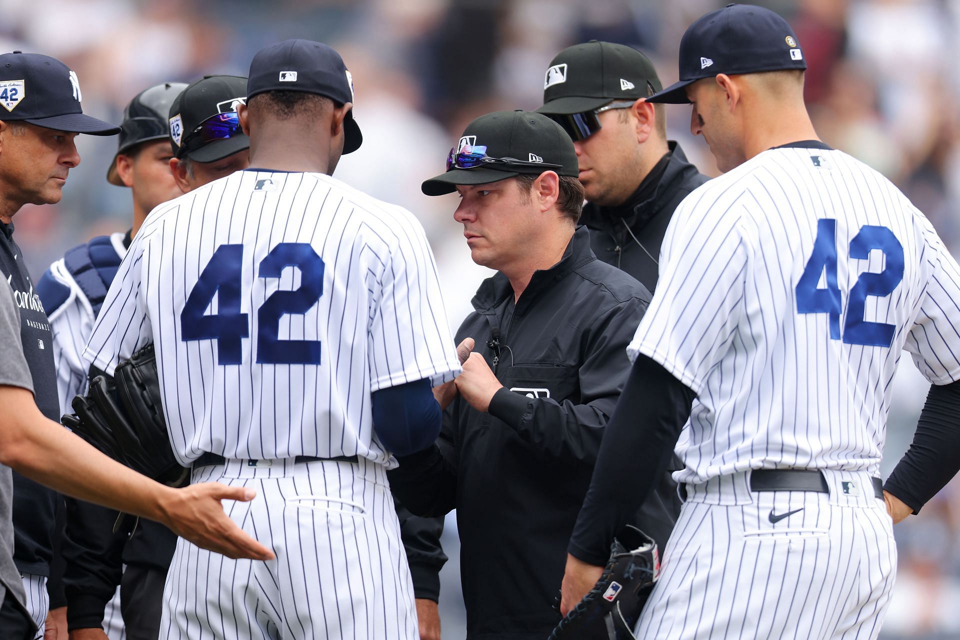 Yankees pitcher suspended for using foreign substance