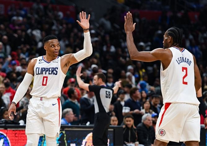 "The best in the world" - Russell Westbrook feels sad for Kawhi Leonard who missed Game 3 with a knee injury