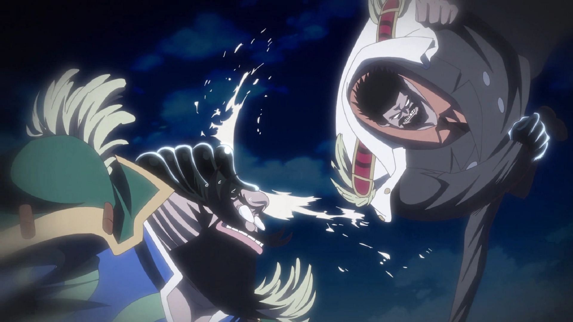 Garp&#039;s physical might was such that he oneshotted Chinjao (Image via Toei Animation, One Piece)