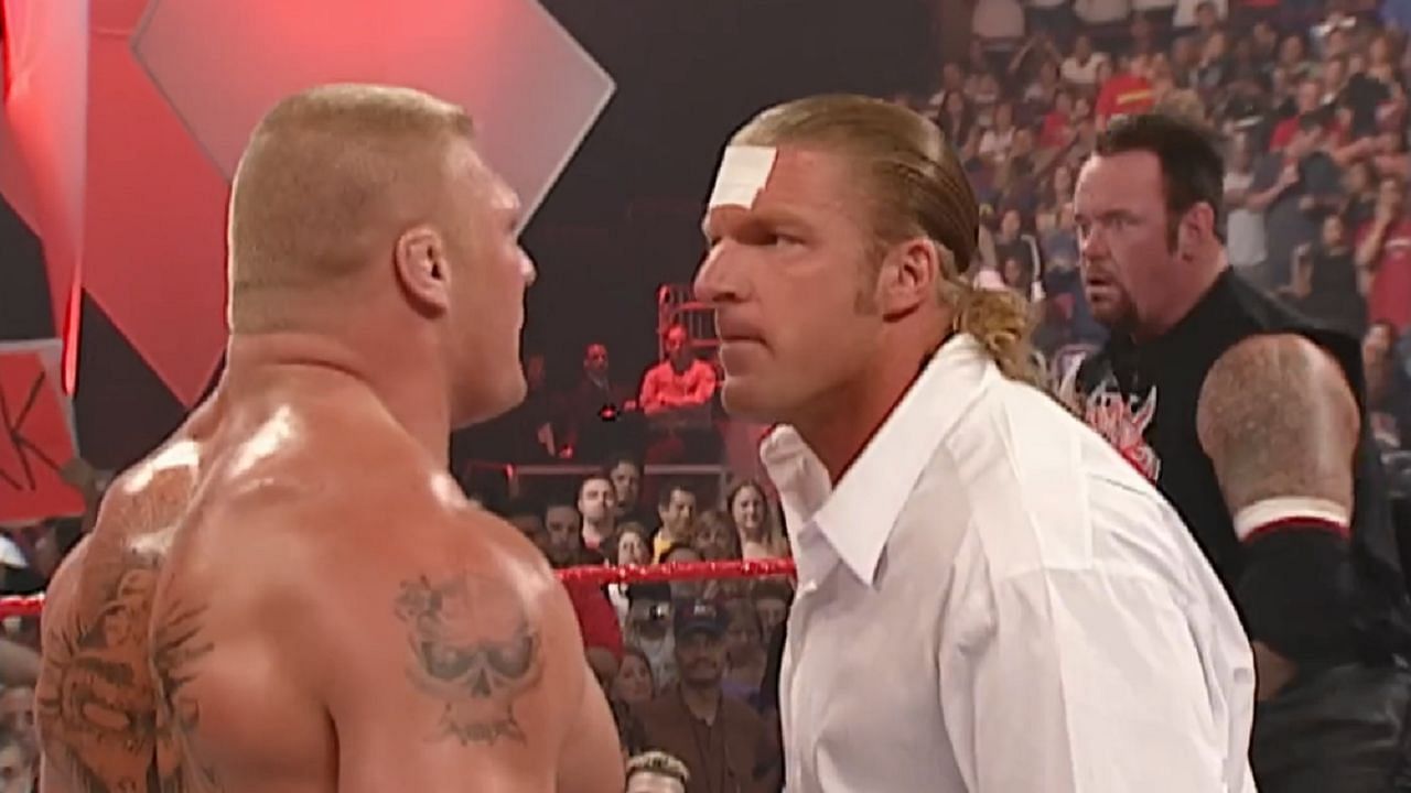 Do you remember what happened when these three megastars collided on RAW?