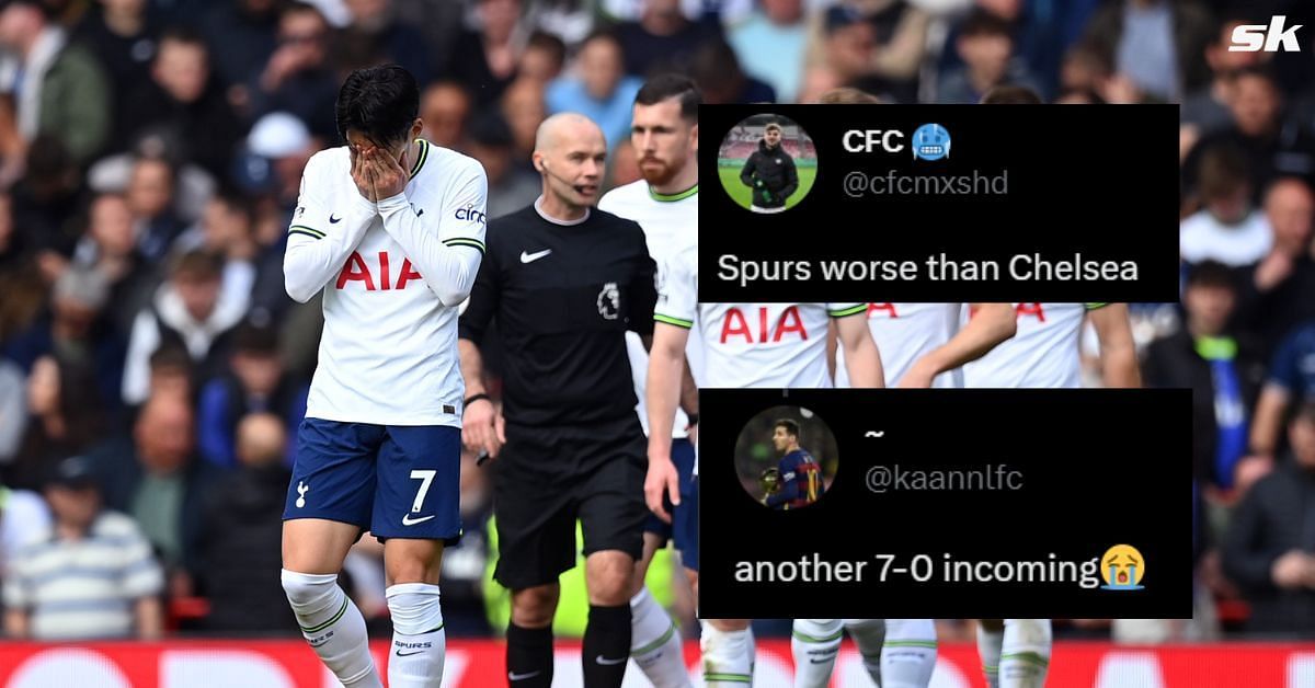 Fans have taken shots at Tottenham Hotspur for their capitulation against Liverpool.