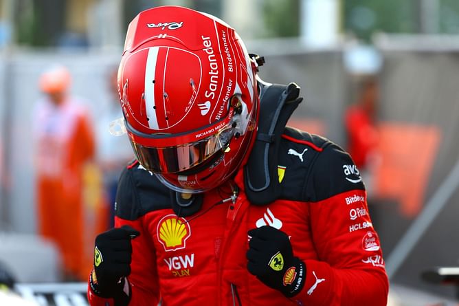 "I'll do everything to win": Charles Leclerc pumped after securing another pole position at 2023 F1 Azerbaijan GP