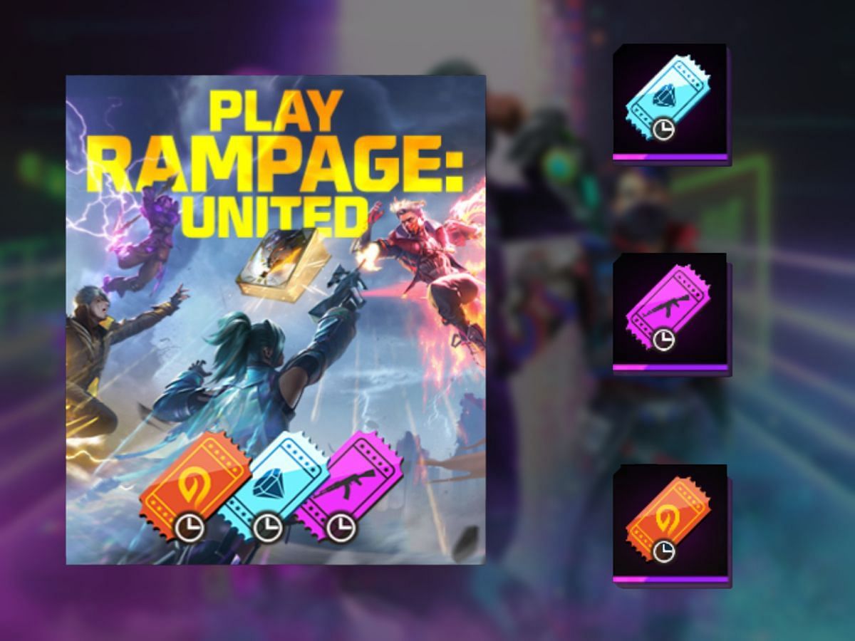 Play Rampage United event: has started inside Free Fire MAX (Image via Sportskeeda)