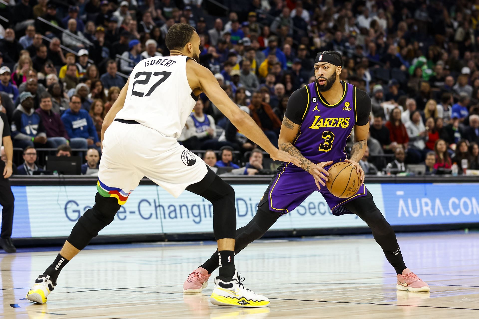 Rudy Gobert may not be available against the Lakers (Image via Getty Images)