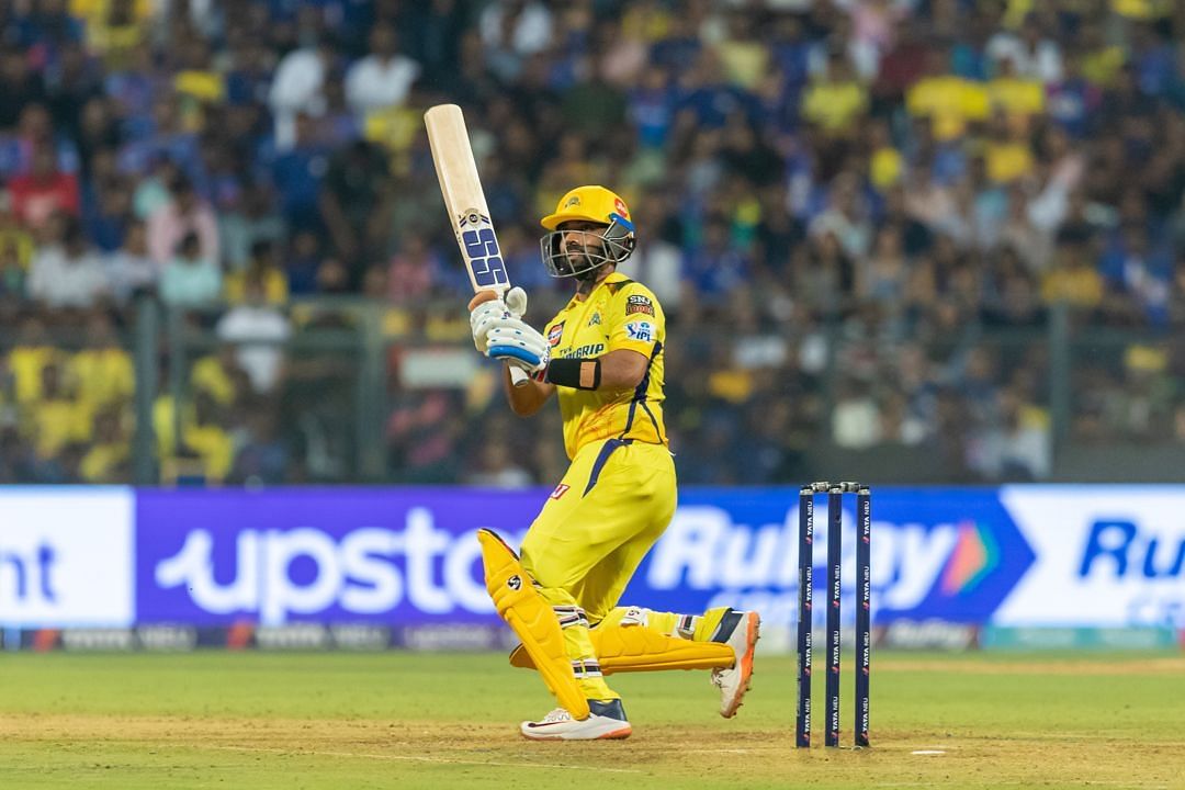 Ajinkya Rahane hit a 19-ball half-century vs Mumbai Indians (via:iplt20.com)