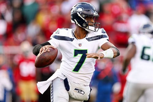 Geno Smith: NFC Wild Card Playoffs - Seattle Seahawks v San Francisco 49ers