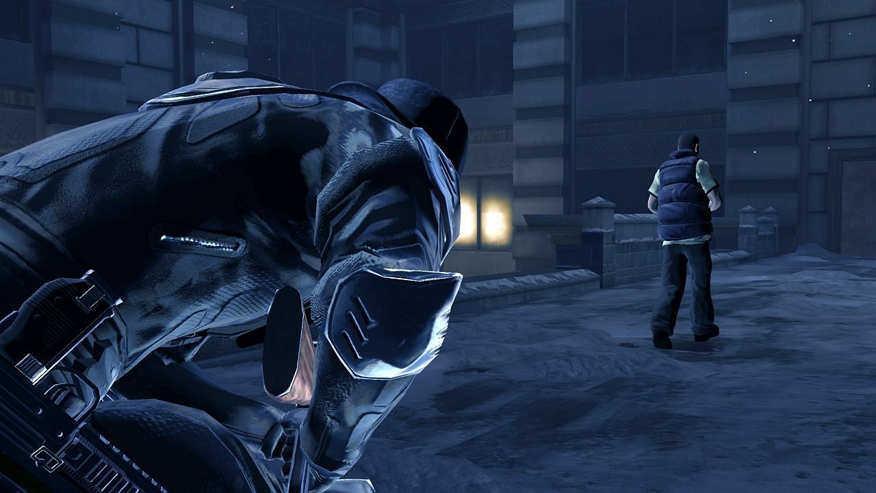 Sneak up on your opponents in Alpha Protocol (Image via SEGA)