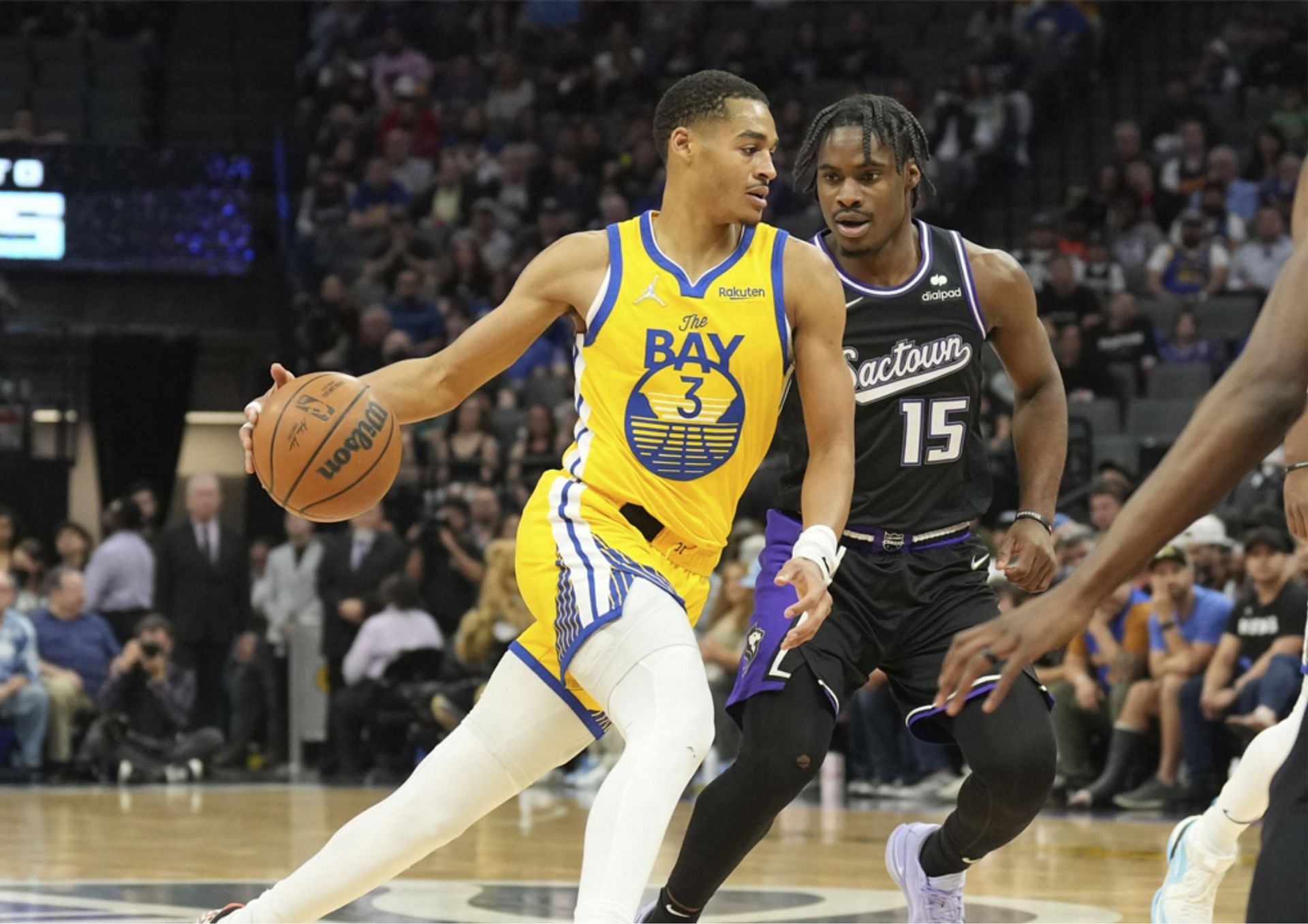 The Golden State Warriors have ruled Jordan Poole questionable for Game 2 on Monday against the Sacramento Kings.