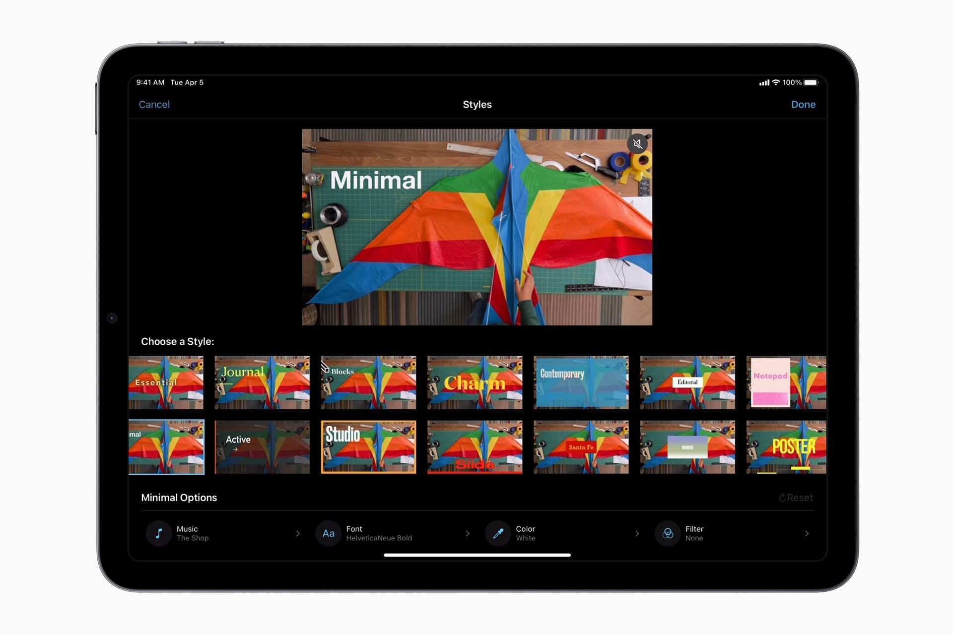 iMovie (Image via Apple)