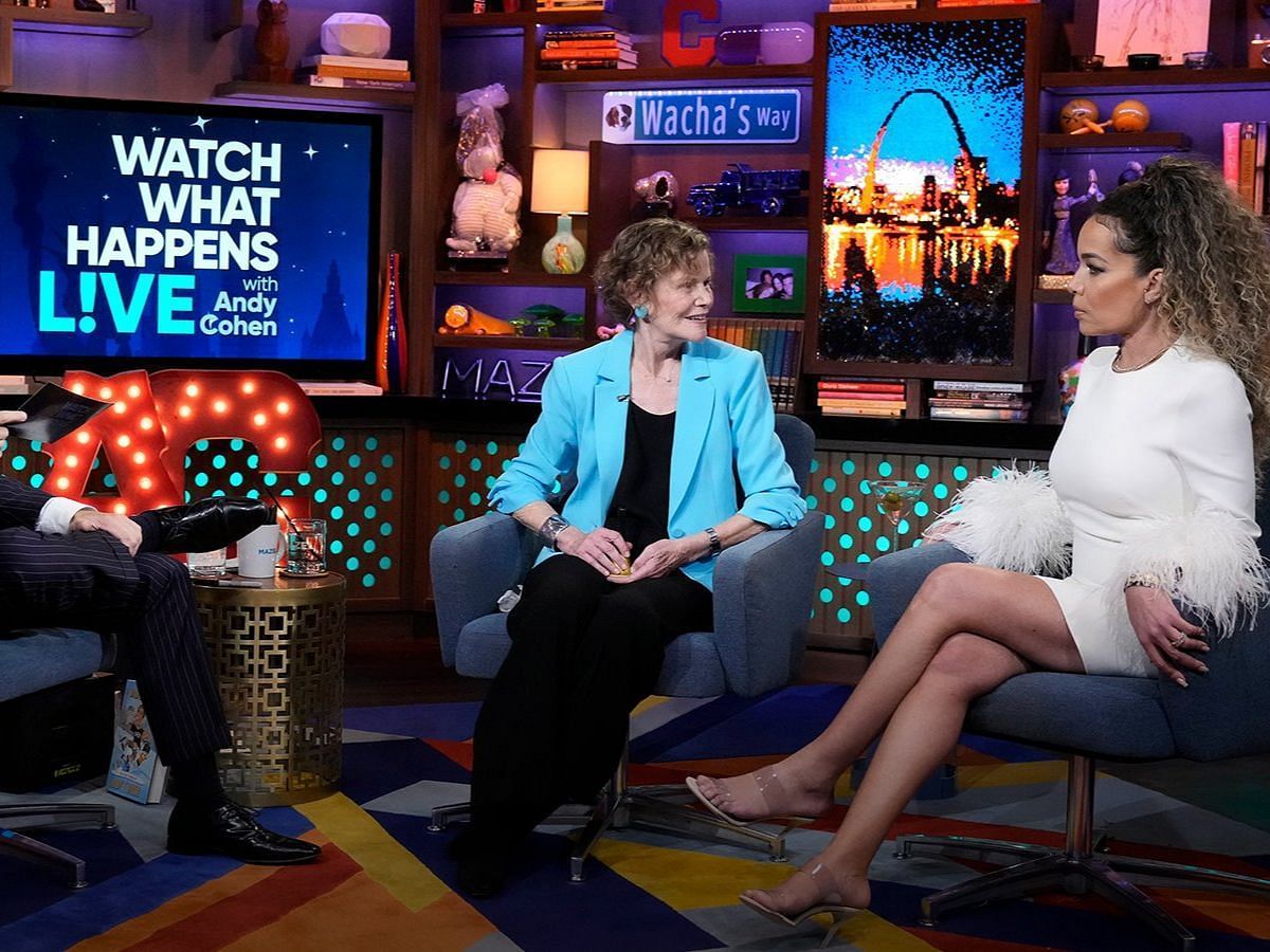 Sunny Hostin and Judy Blume on WWHL 