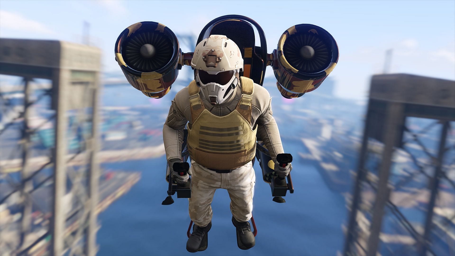 It&#039;s the only jetpack in the game (Image via Rockstar Games)