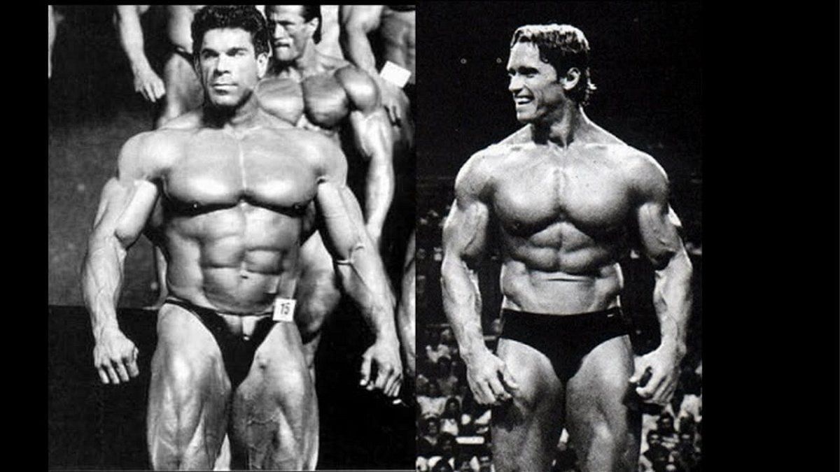 Lou Ferrigno vs. Arnold Schwarzenegger (Image via Twitter)