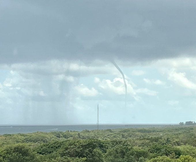 What is a waterspout? Definition explained as Hollywood Beach tourists